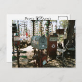 Elmers Flaschen-Baum-Ranch, Weg 66, Kalifornien Postkarte (Vorne/Hinten)