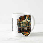 Elmhurst, Illinois | VINTAG Kaffeetasse (VorderseiteRechts)