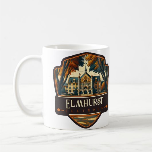 Elmhurst, Illinois | VINTAG Kaffeetasse (Links)