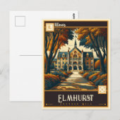 Elmhurst, Illinois | VINTAG Postkarte (Vorne/Hinten)