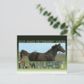 Elmhurst - Sprintsieger des "97 Breeders" Cup Postkarte (Stehend Vorderseite)