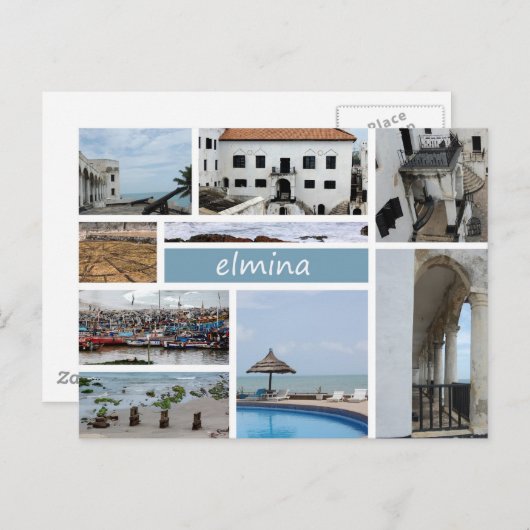elmina postkarte (Vorne/Hinten)