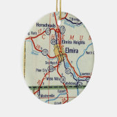 Elmira NY Keramik Ornament (Rechts)