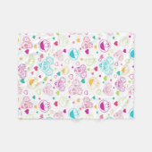 Elmo & Abby Cadabby Valentine Hearts Muster Fleecedecke (Vorderseite (Horizontal))