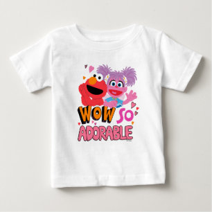 Elmo & Abby Wow so süß Baby T-shirt