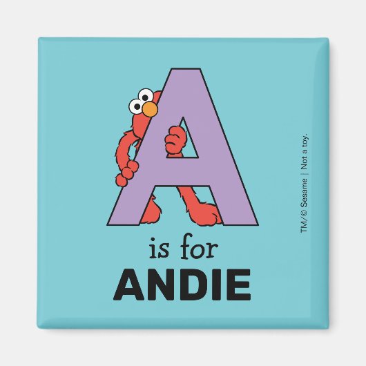 Elmo Alphabet | A LILA Magnet (Vorne)