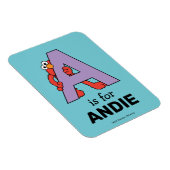 Elmo Alphabet | A LILA Magnet (Rechte Seite)