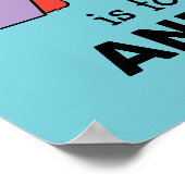 Elmo Alphabet | A LILA Poster (Ecke)