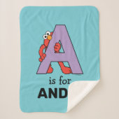 Elmo Alphabet | A LILA Sherpadecke (Vorderseite)