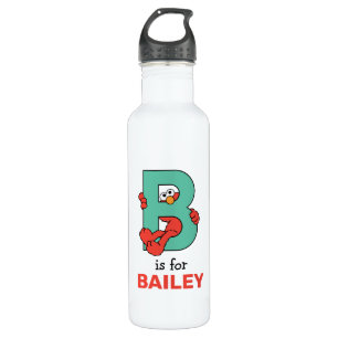 Elmo Alphabet B Aquamarin Edelstahlflasche