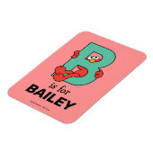 Elmo Alphabet | B AQUAMARIN Magnet (Linke Seite)