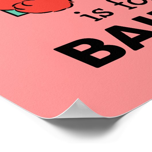 Elmo Alphabet | B AQUAMARIN Poster (Ecke)