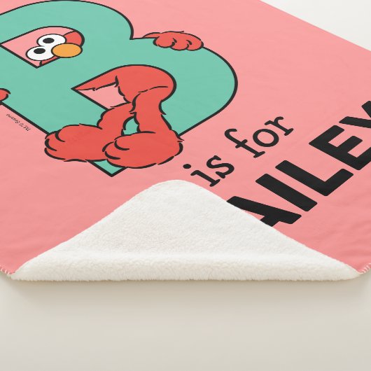 Elmo Alphabet | B AQUAMARIN Sherpadecke (3/4)