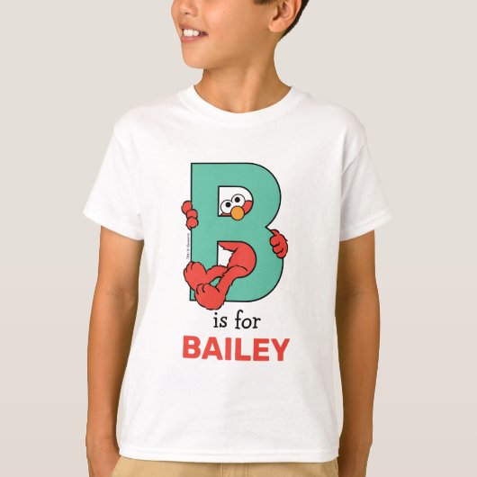 Elmo Alphabet | B AQUAMARIN T-Shirt (Vorderseite)