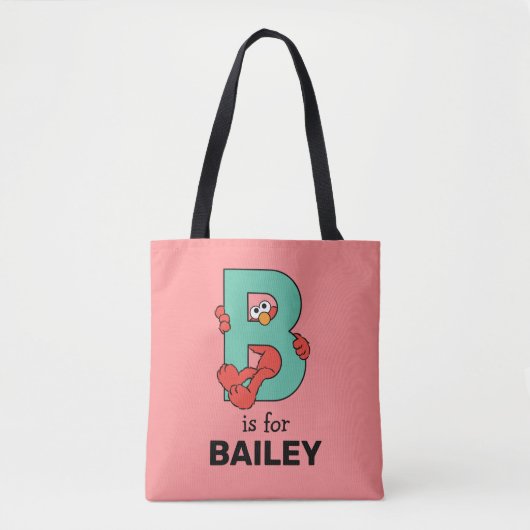 Elmo Alphabet | B Aquamarin Tasche (Vorderseite)