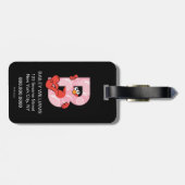 Elmo Alphabet | B Blasen Gepäckanhänger (Rückseite horizontal)