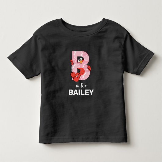 Elmo Alphabet | B Blasen Kleinkind T-shirt (Vorderseite)