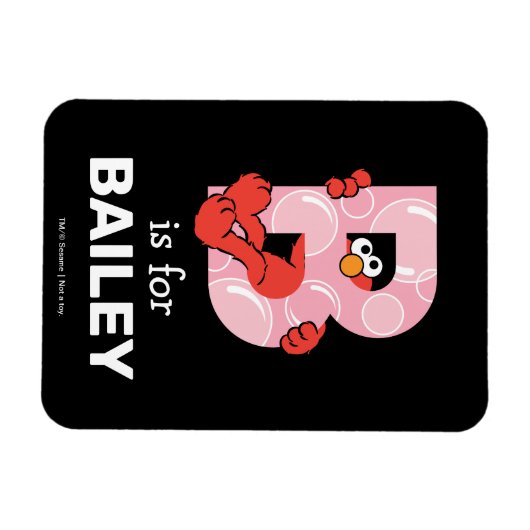 Elmo Alphabet | B Blasen Magnet (Horizontal)