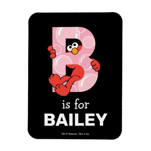 Elmo Alphabet | B Blasen Magnet (Vertikal)