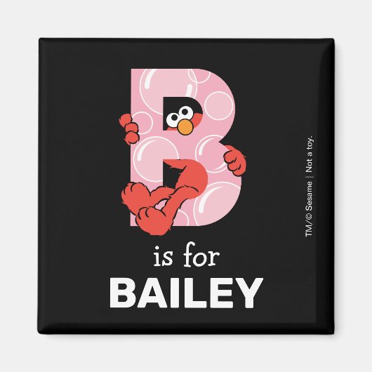 Elmo Alphabet | B Blasen Magnet (Vorne)