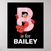 Elmo Alphabet | B Blasen Poster (Vorne)
