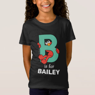 Elmo Alphabet B Teal becomes T-Shirt