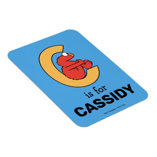 Elmo Alphabet | C Orange Magnet (Rechte Seite)