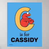 Elmo Alphabet | C Orange Poster (Vorne)