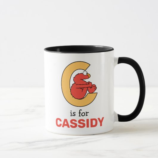 Elmo Alphabet | C Orange Tasse (Rechts)