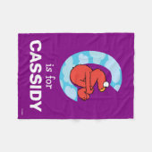 Elmo Alphabet | C Wolken Fleecedecke (Vorderseite (Horizontal))