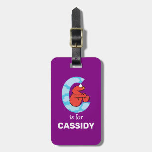 Elmo Alphabet C Wolken Gepäckanhänger