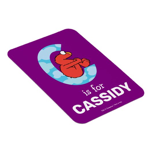 Elmo Alphabet | C Wolken Magnet (Rechte Seite)