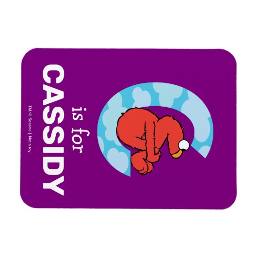 Elmo Alphabet | C Wolken Magnet (Horizontal)