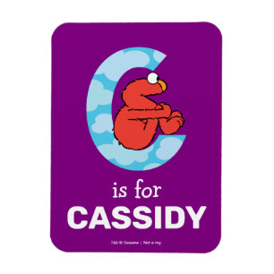 Elmo Alphabet C Wolken Magnet