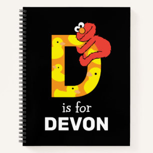Elmo Alphabet D Duck Notizblock