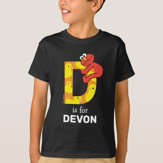 Elmo Alphabet | D Duck T-Shirt (Vorderseite)