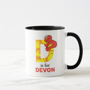 Elmo Alphabet D Duck Tasse