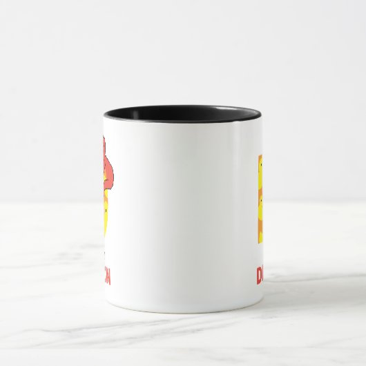 Elmo Alphabet | D Duck Tasse (Zentrum)