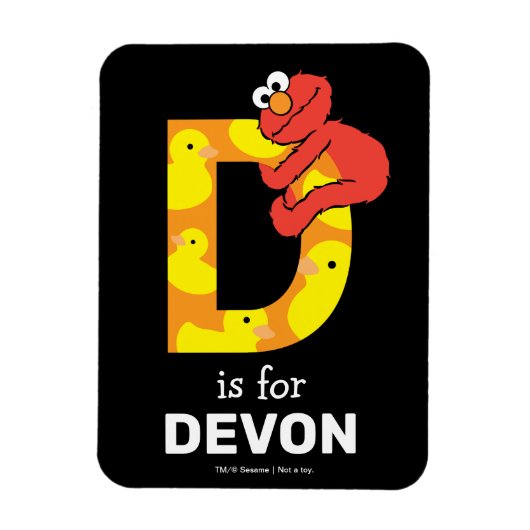 Elmo Alphabet | D Ente Magnet (Vertikal)