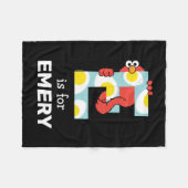 Elmo Alphabet | E Eier Fleecedecke (Vorderseite (Horizontal))