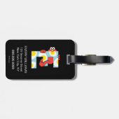 Elmo Alphabet | E Eier Gepäckanhänger (Rückseite horizontal)