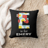 Elmo Alphabet | E Eier Kissen (Decke)