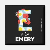 Elmo Alphabet | E Eier Magnet (Vorne)
