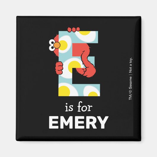 Elmo Alphabet | E Eier Magnet (Vorne)
