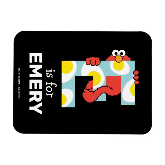 Elmo Alphabet | E Eier Magnet (Horizontal)