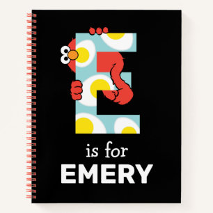 Elmo Alphabet E Eier Notizblock