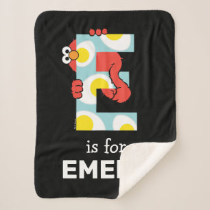 Elmo Alphabet E Eier Sherpadecke