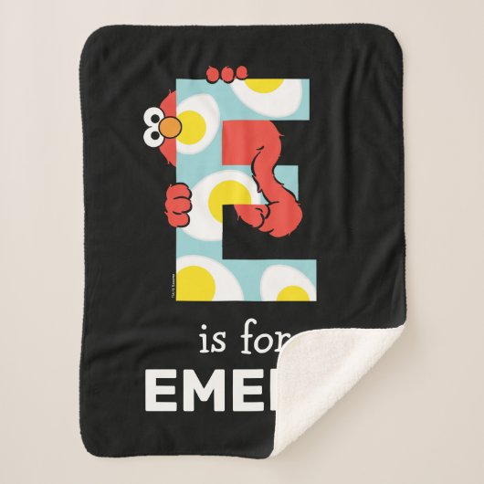 Elmo Alphabet | E Eier Sherpadecke (Vorderseite)