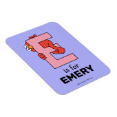 Elmo Alphabet | E Pink Magnet (Rechte Seite)