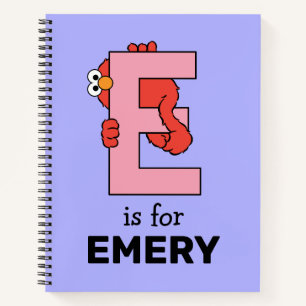 Elmo Alphabet E Pink Notizblock